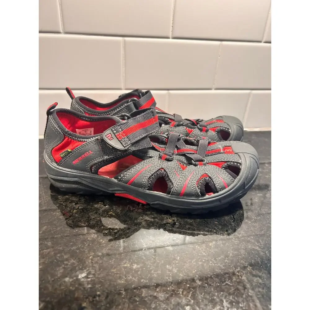 Merrell Men's Youth‎ Out Perform Hydro Sandals Outdoor Hiking Gray Size 5